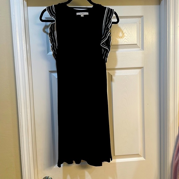 Loft Ruffle Sleeve Swing Dress - Picture 1 of 2